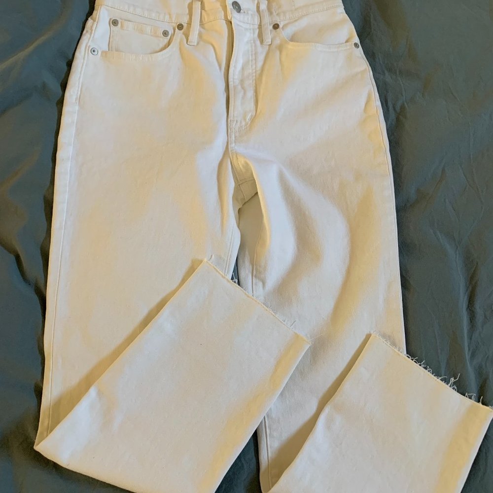 NWT Madewell The Perfect Vintage Jeans Tile white 27